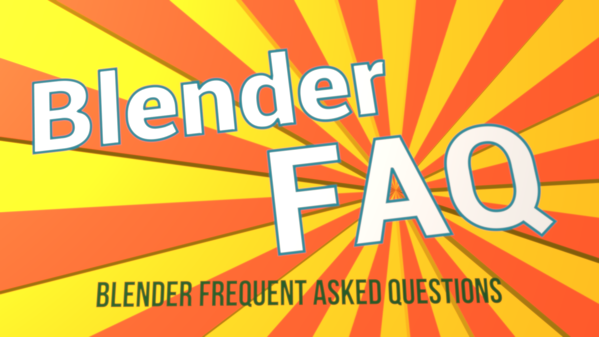 Blender FAQ